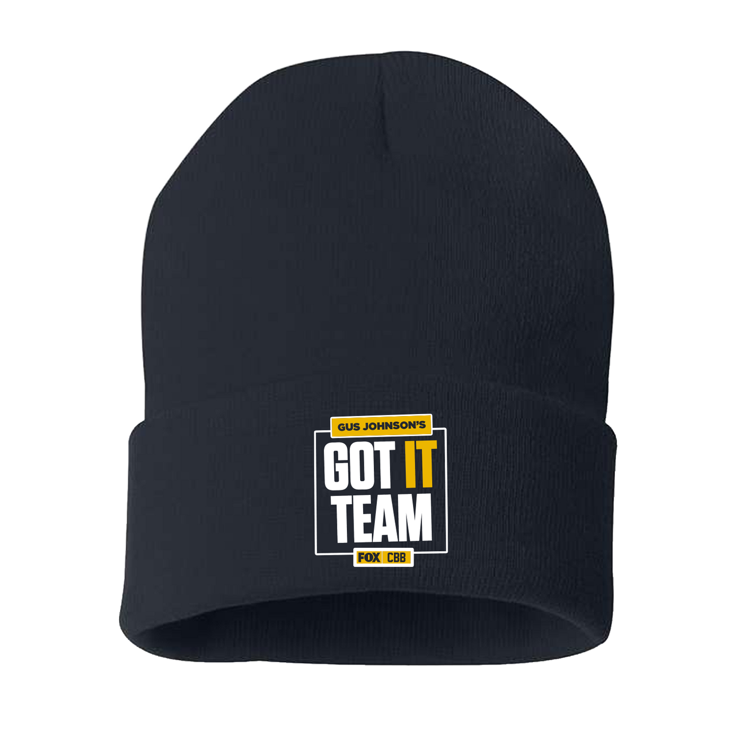 NAVY/MAIZE/BLUE 'GUS JOHNSON'S CBB GOT IT TEAM' BEANIE