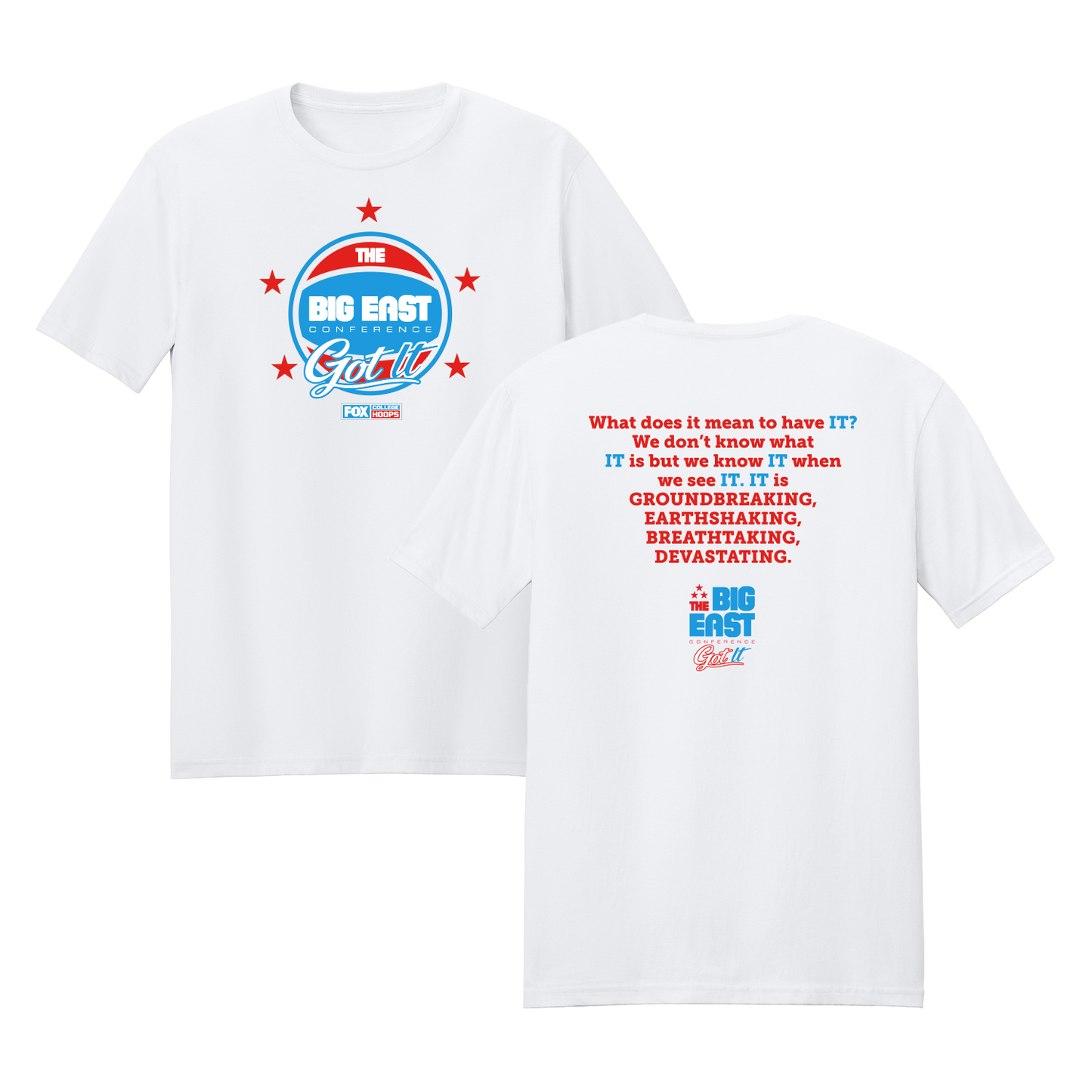 BIG EAST TOURNEY 'GUS JOHNSON'S CBB GOT IT TEAM' T-SHIRT