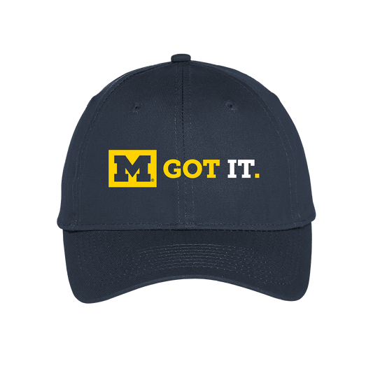 NAVY MICHIGAN 'GOT IT' ADJUSTABLE HAT