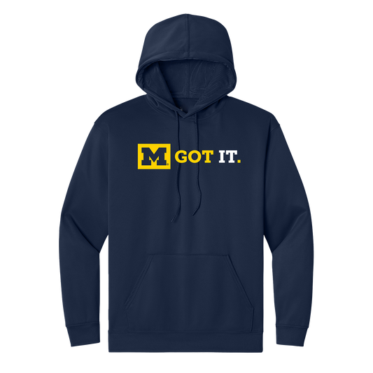 NAVY MICHIGAN 'GOT IT." HOODIE