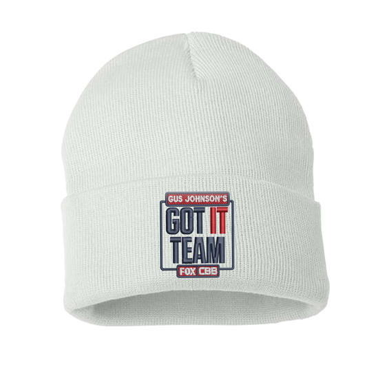 WHITE/RED/GRAY 'GUS JOHNSON'S CBB GOT IT TEAM' BEANIE