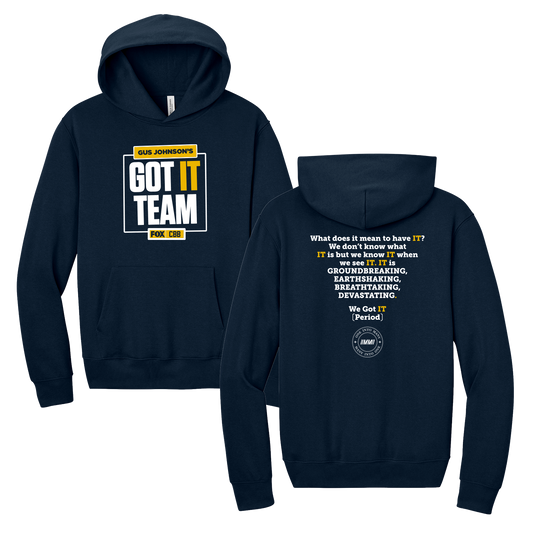 NAVY/MAIZE/BLUE 'GUS JOHNSON'S CBB GOT IT TEAM' HOODIE