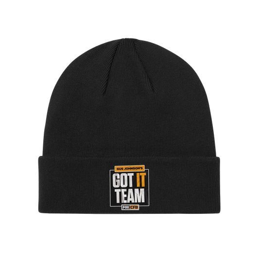 BLACK 'GUS JOHNSON'S GOT IT TEAM' BEANIE